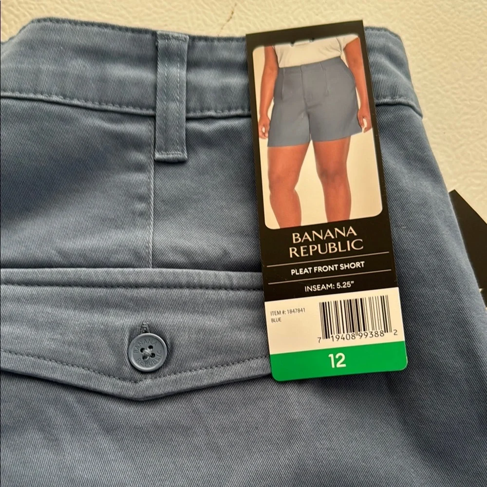 Banana Republic Blue Bermudas Classic Cotton Shorts